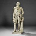 Fulllength Carved Marble Statue of General George Washington