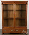 Victorian cherry bookcase