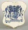 Delftware Blue and White Pill Slab