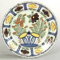 Dutch Delft Polychrome Charger