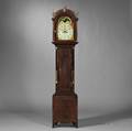 Inlaid Mahogany Tall Case Clock
