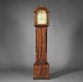 Inlaid Mahogany Tall Case Clock