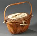 Large Nantucket Friendship Basket Purse
