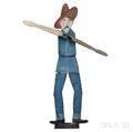 Folk Art Cowboyform Scarecrow