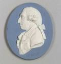 Wedgwood Solid Blue Jasper Portrait Medallion of Lord Hood