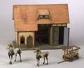 English Wood Model of a Barn