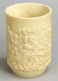 Continental Carved Ivory Cup