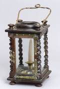 Continental Carved Walnut Lantern