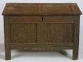 Diminutive Jacobean Channelcarved Oak Chest