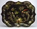 Large Victorian Painted Tole Tray