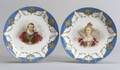 Pair of Sevres Porcelain Chargers