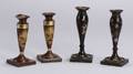 Two Pairs of Tole Candlesticks