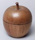 Turned Fruitwood Appleform Box