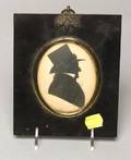 Victorian Silhouette Portrait Miniature