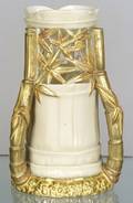 Royal Worcester Porcelain Bamboo Vase