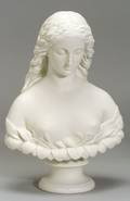 Copeland Parian Bust of Daphne
