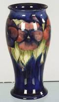 Moorcroft Pansy Design Vase