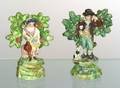 Two Staffordshire Pottery Bocage Figures
