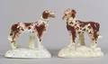 Pair of Staffordshire Porcelain Spaniels