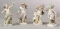 Four KPM Porcelain Cherub Figures