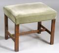 George III Mahogany Vanity Stool