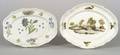 Two Tin Glazed Earthenware Platters