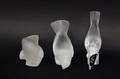 Group of Three Lalique Glass Birds