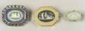 Three Wedgwood ThreeColor Jasper Dip Brooches