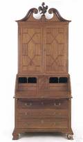 Delaware Valley Chippendale mahogany secretary desk ca 1780
