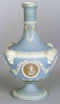 Wedgwood Three Color Jasper Dip Barber Bottle with a Cover