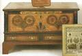 Pennsylvania decorated dower chest by Beiber dated