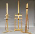 Three Wooden Artists Easels