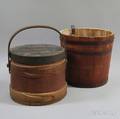 Redpainted Firkin and Pail