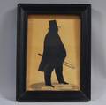 Framed Silhouette Portrait of James Fenner Governor of Rhode Island