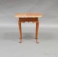 Queen Anne Cherry Marbletop Tea Table