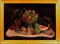 American School 19th20th Century Still Life with Fruit in a Compote