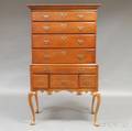 Queen Anne Cherry Flattop High Chest