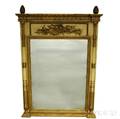 Painted and Gilt Neoclassicalstyle Pier Mirror