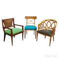 Three Continental Chairs