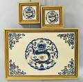 Three Framed Chinese Embroideries