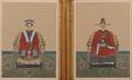 Pair of Framed Ancestral Portraits
