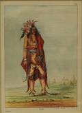 After George Catlin American 17961872 Notoway The Thinker Iroquois Brave