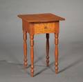 Federal Birdseye Maple Onedrawer Stand