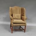 Chippendale Mahogany Wing Chair