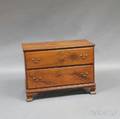 Chippendalestyle Walnut Twodrawer Chest