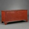 Redpainted Poplar Sixboard Chest