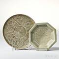 Two Celadon Plates