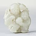 Jade Carving of Two Figures