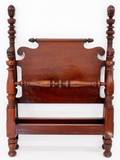 American Mahogany Single Bed wArtichoke Finials