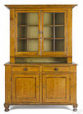 Pennsylvania painted pine Dutch cupboard ca 1830